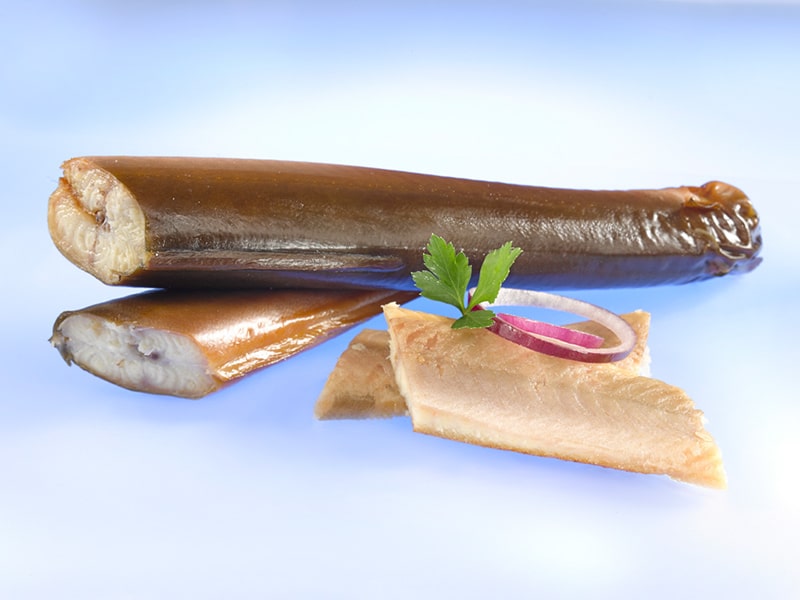 Geräucherte Aal-Filetstücke
