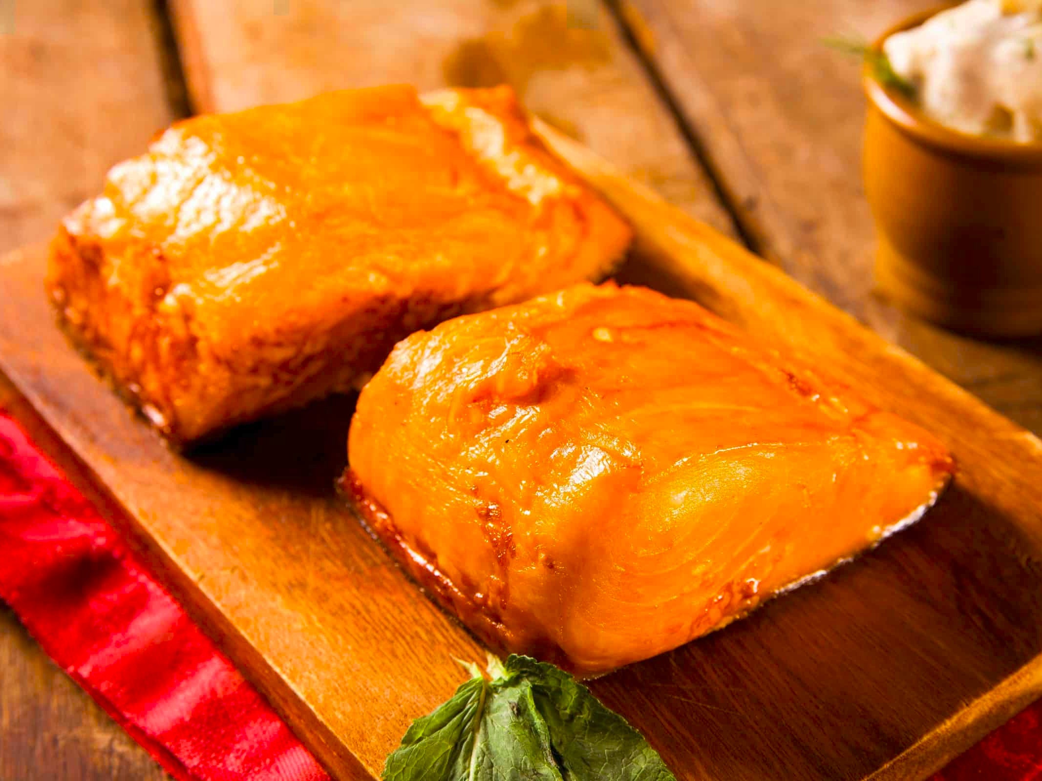 Buttermakrelenfilet geräuchert mit Haut
