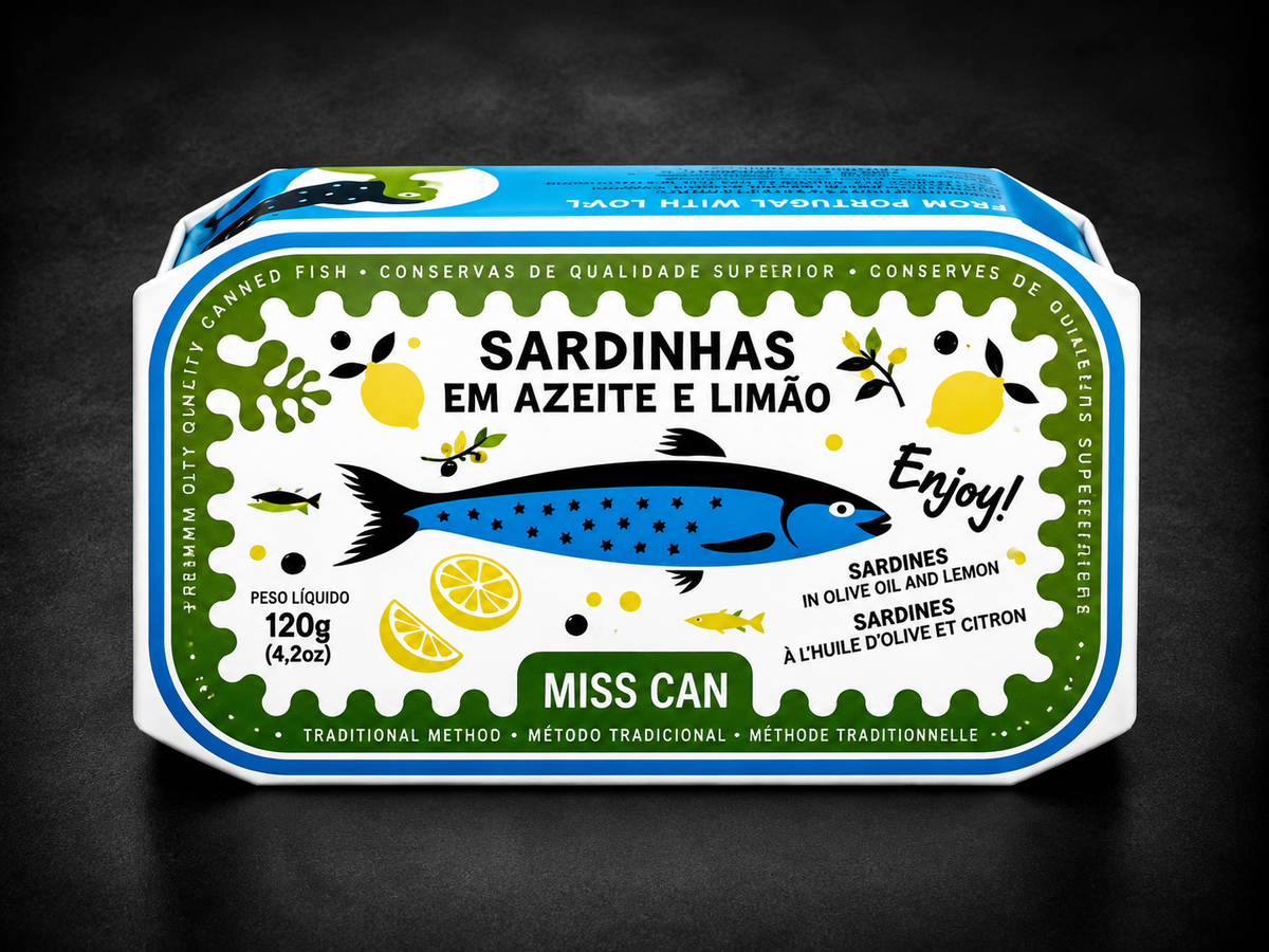 Sardinen in Olivenöl mit Zitrone