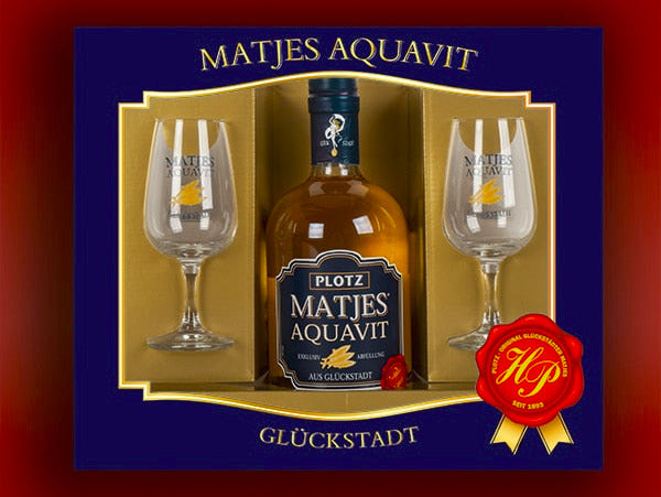 Plotz Matjes Aquavit Geschenkkarton