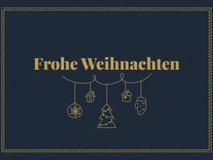 Frohe Weihnachten